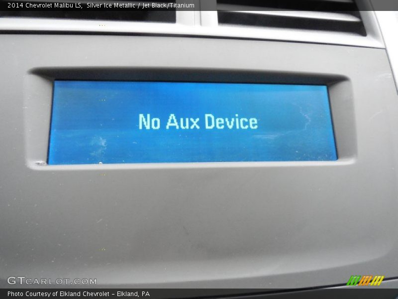 Silver Ice Metallic / Jet Black/Titanium 2014 Chevrolet Malibu LS