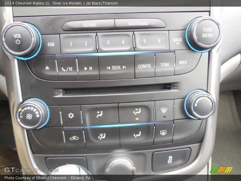 Silver Ice Metallic / Jet Black/Titanium 2014 Chevrolet Malibu LS