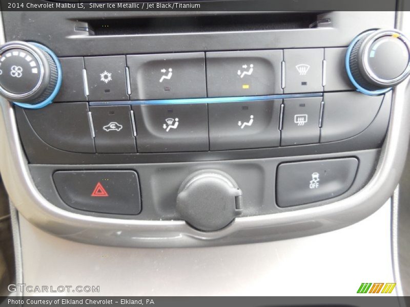 Silver Ice Metallic / Jet Black/Titanium 2014 Chevrolet Malibu LS