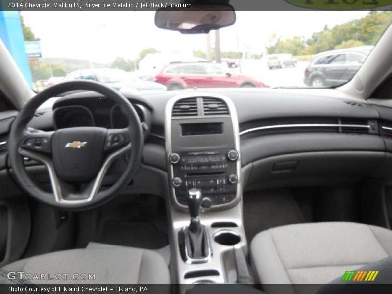 Silver Ice Metallic / Jet Black/Titanium 2014 Chevrolet Malibu LS