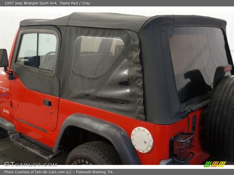 Flame Red / Gray 1997 Jeep Wrangler Sport 4x4