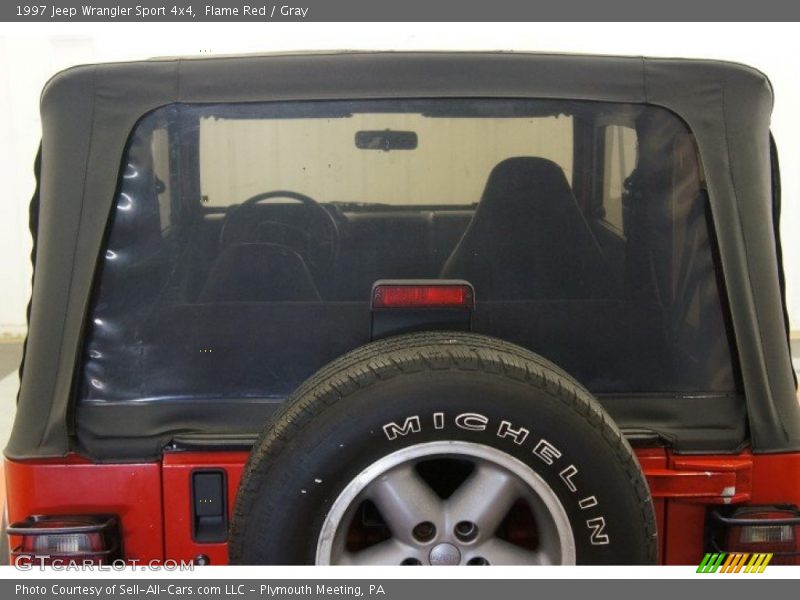 Flame Red / Gray 1997 Jeep Wrangler Sport 4x4