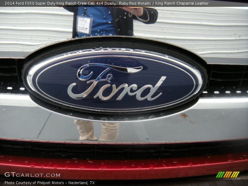 Ruby Red Metallic / King Ranch Chaparral Leather 2014 Ford F350 Super Duty King Ranch Crew Cab 4x4 Dually
