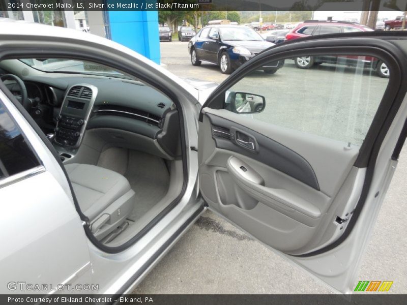 Silver Ice Metallic / Jet Black/Titanium 2014 Chevrolet Malibu LS