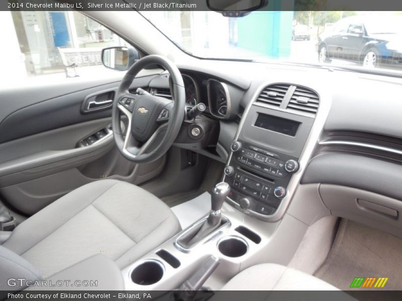 Silver Ice Metallic / Jet Black/Titanium 2014 Chevrolet Malibu LS