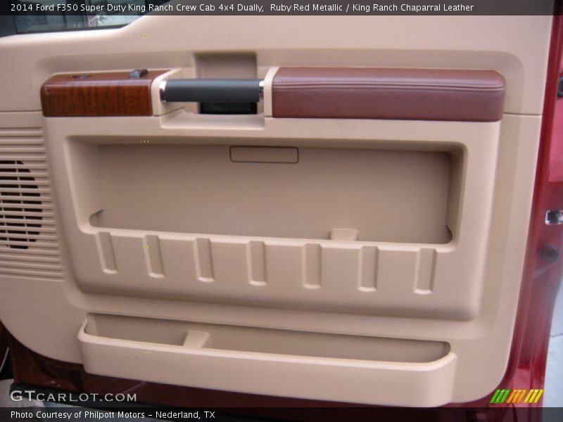 Ruby Red Metallic / King Ranch Chaparral Leather 2014 Ford F350 Super Duty King Ranch Crew Cab 4x4 Dually