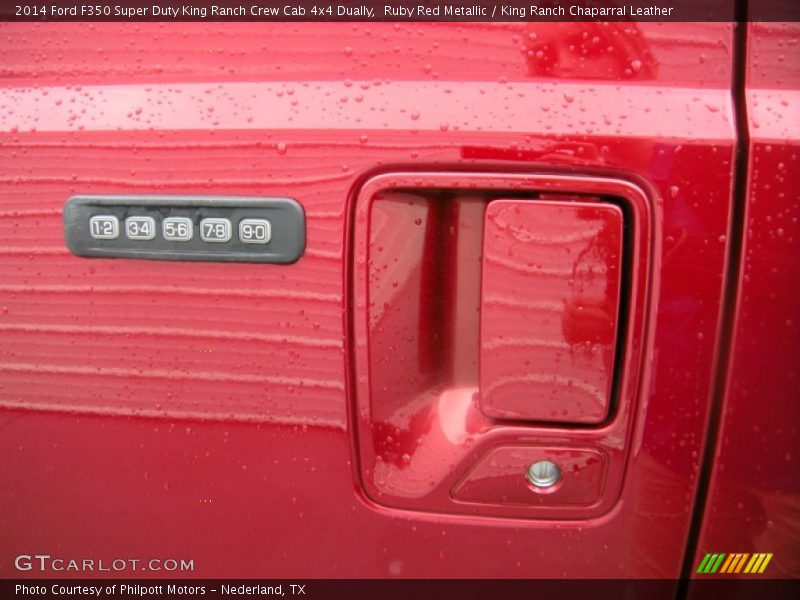 Ruby Red Metallic / King Ranch Chaparral Leather 2014 Ford F350 Super Duty King Ranch Crew Cab 4x4 Dually