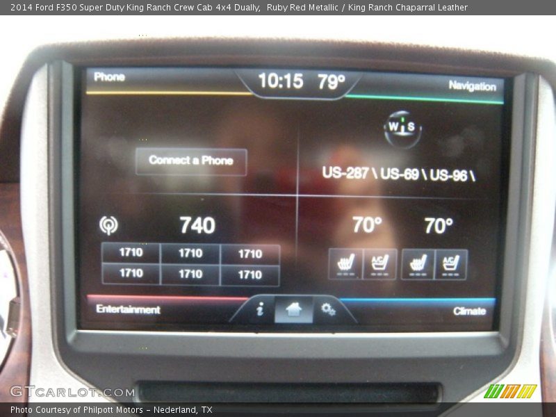 Ruby Red Metallic / King Ranch Chaparral Leather 2014 Ford F350 Super Duty King Ranch Crew Cab 4x4 Dually