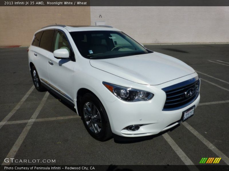 Moonlight White / Wheat 2013 Infiniti JX 35 AWD