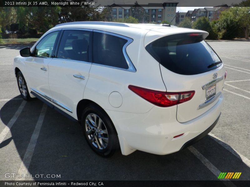 Moonlight White / Wheat 2013 Infiniti JX 35 AWD