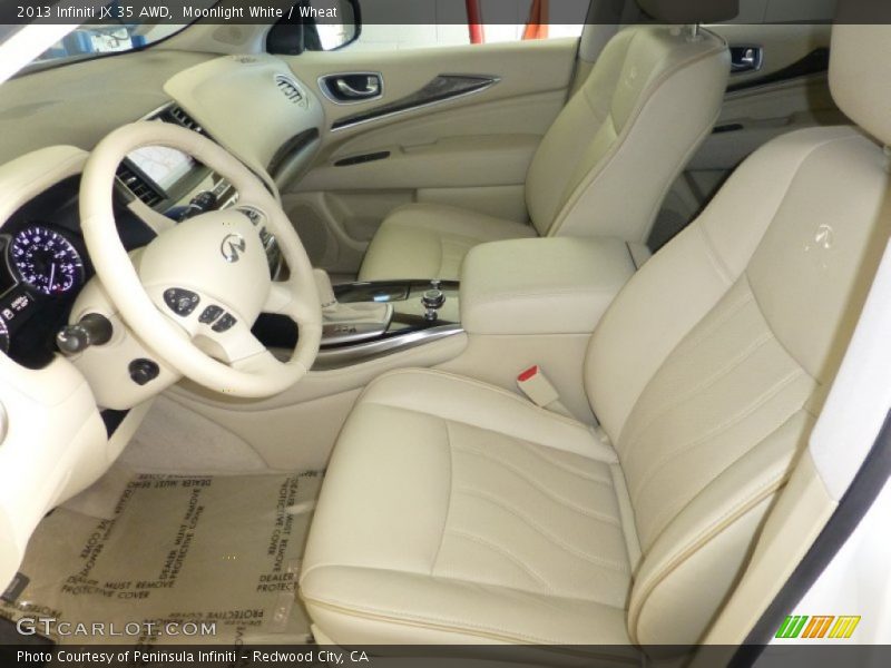 Moonlight White / Wheat 2013 Infiniti JX 35 AWD