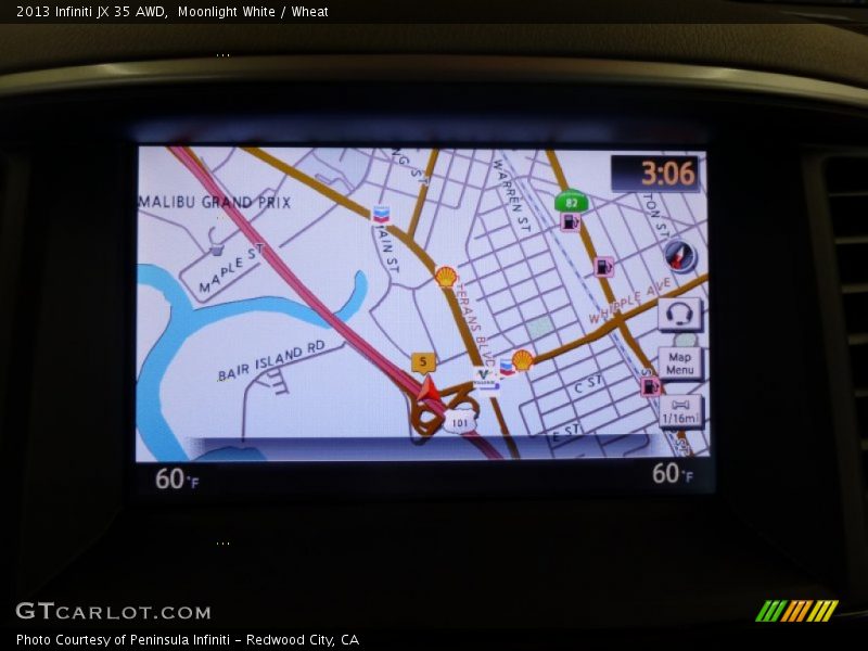 Moonlight White / Wheat 2013 Infiniti JX 35 AWD