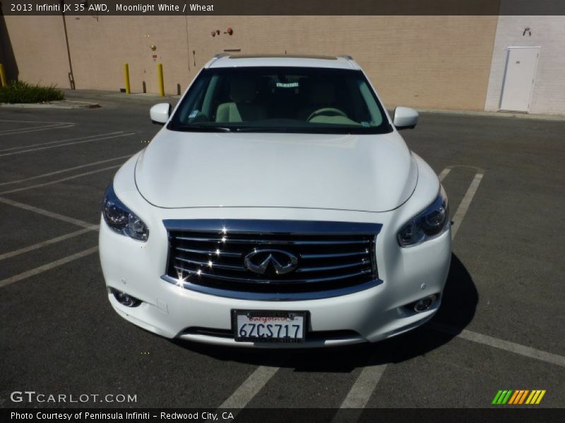 Moonlight White / Wheat 2013 Infiniti JX 35 AWD