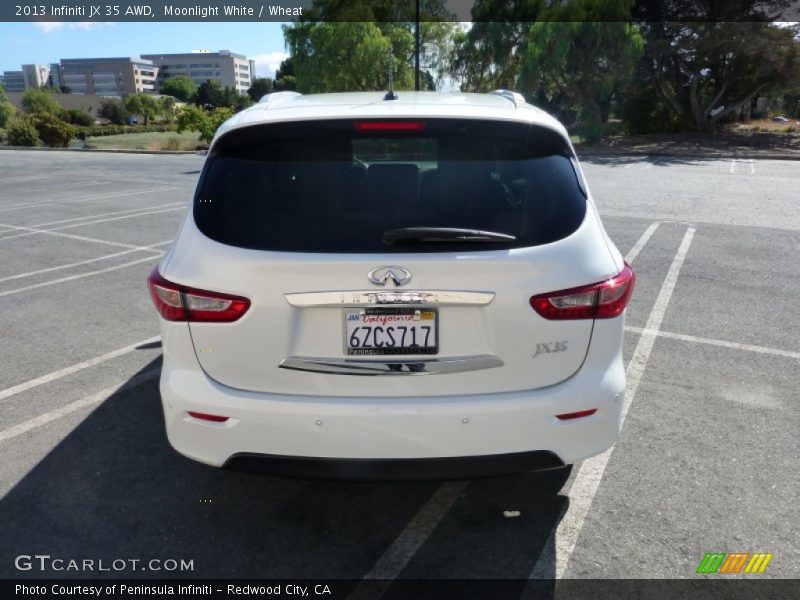 Moonlight White / Wheat 2013 Infiniti JX 35 AWD