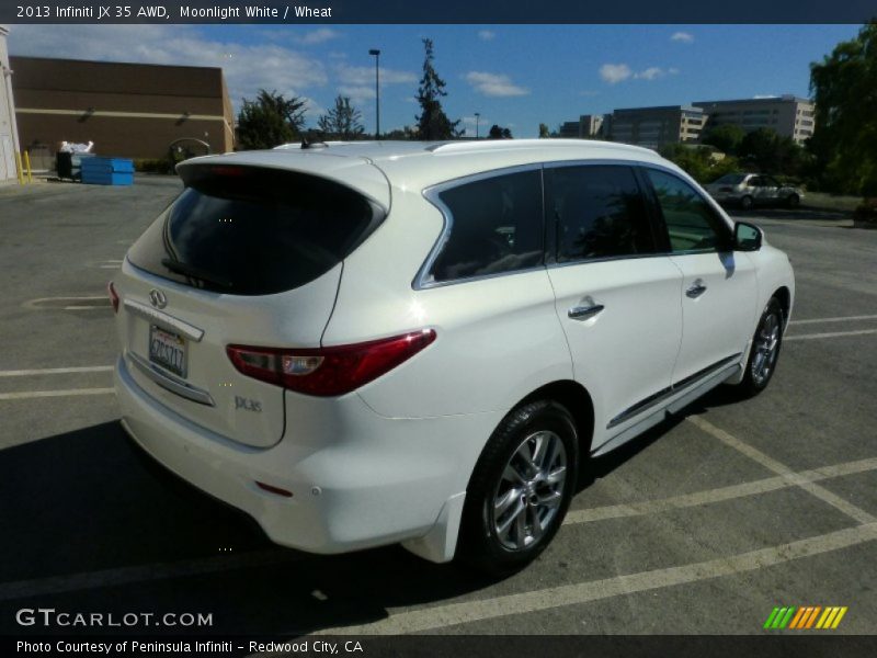 Moonlight White / Wheat 2013 Infiniti JX 35 AWD