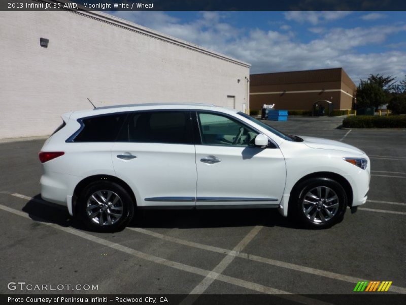Moonlight White / Wheat 2013 Infiniti JX 35 AWD