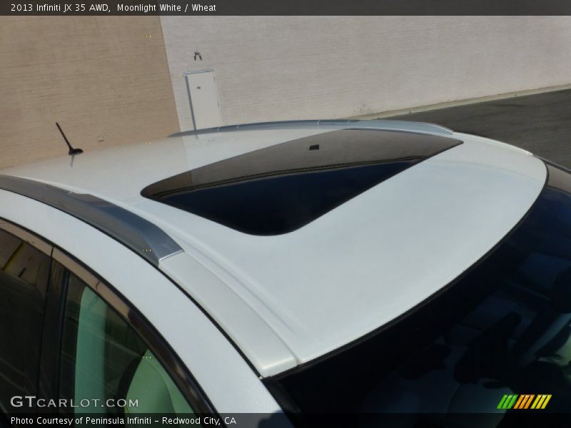 Moonlight White / Wheat 2013 Infiniti JX 35 AWD