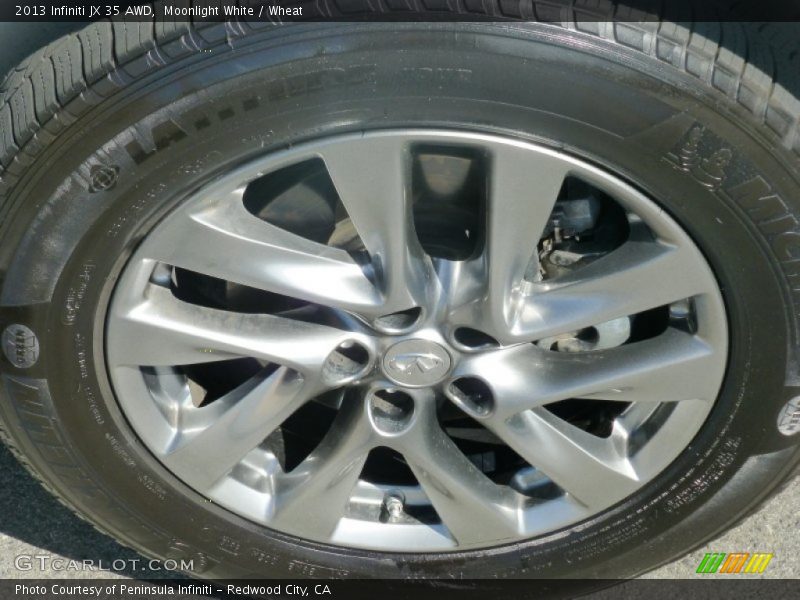 Moonlight White / Wheat 2013 Infiniti JX 35 AWD