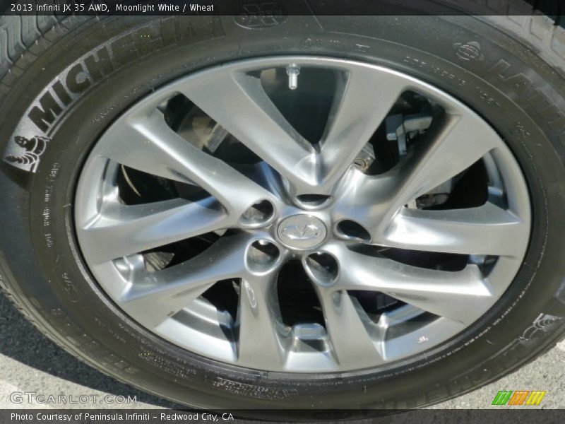 Moonlight White / Wheat 2013 Infiniti JX 35 AWD