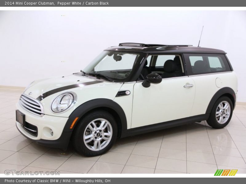 Pepper White / Carbon Black 2014 Mini Cooper Clubman