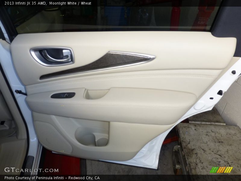 Moonlight White / Wheat 2013 Infiniti JX 35 AWD