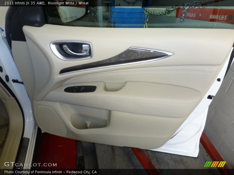 Moonlight White / Wheat 2013 Infiniti JX 35 AWD