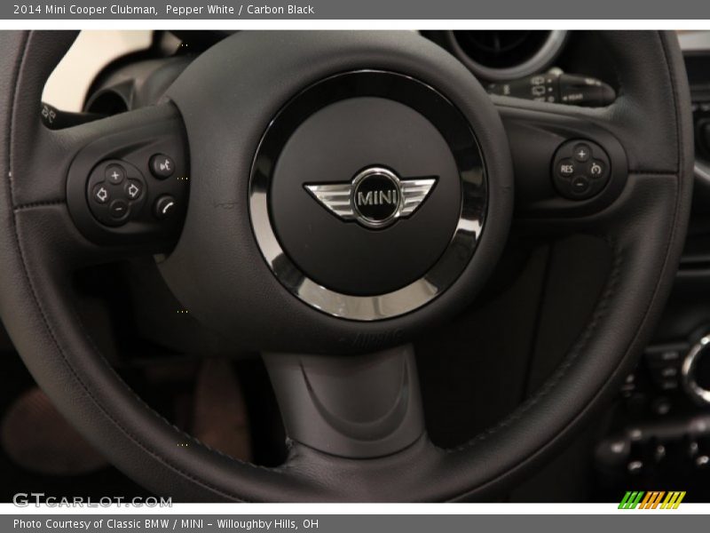 Pepper White / Carbon Black 2014 Mini Cooper Clubman