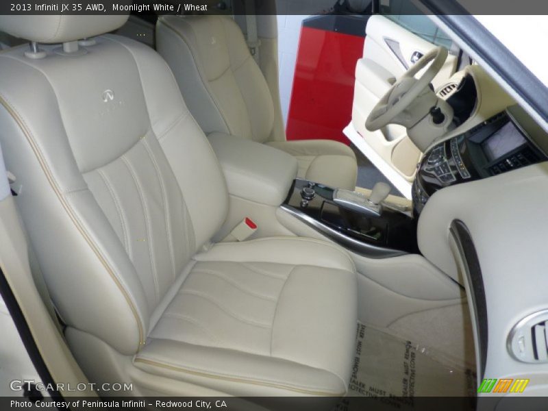 Moonlight White / Wheat 2013 Infiniti JX 35 AWD