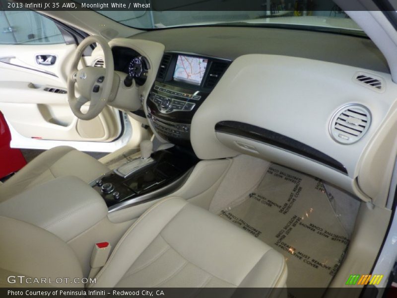 Moonlight White / Wheat 2013 Infiniti JX 35 AWD