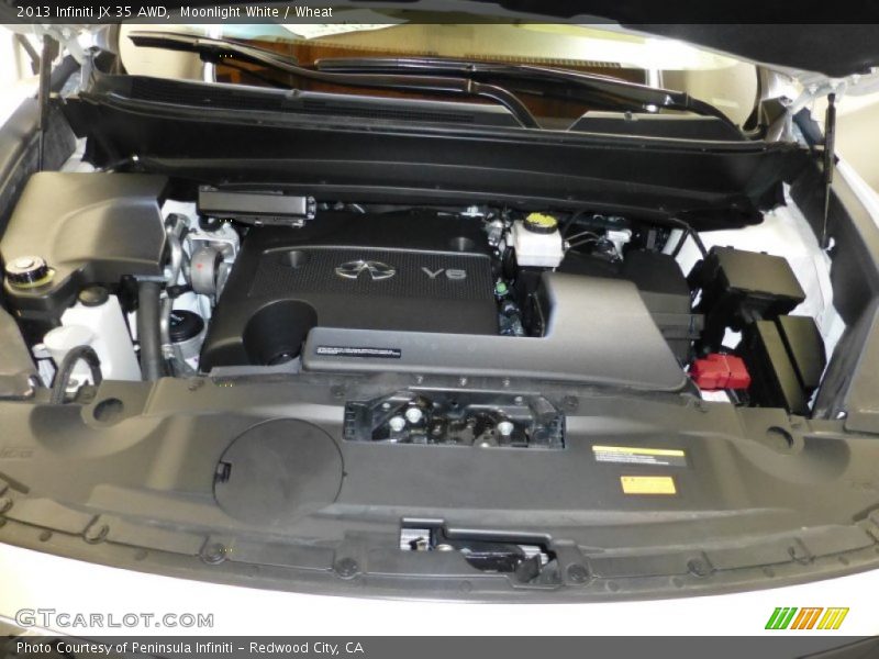 Moonlight White / Wheat 2013 Infiniti JX 35 AWD