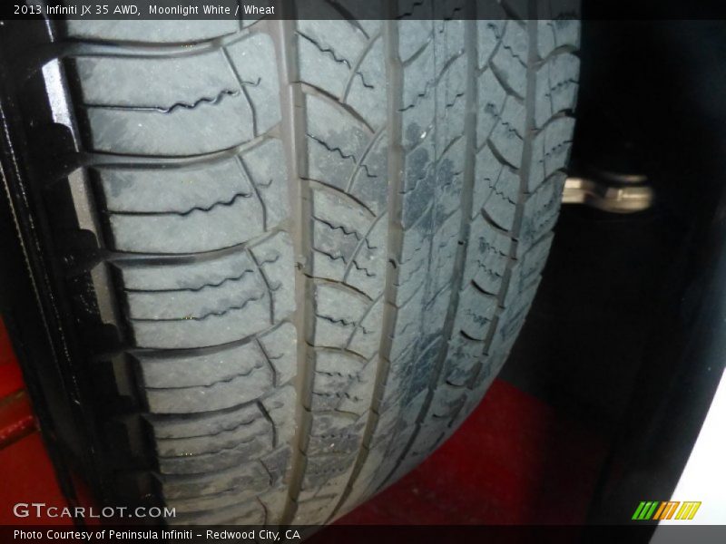 Moonlight White / Wheat 2013 Infiniti JX 35 AWD