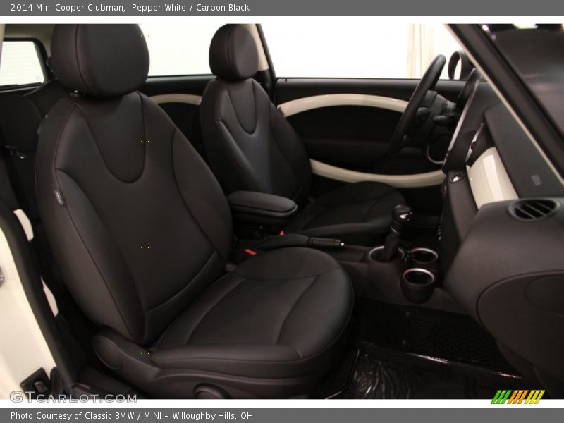 Pepper White / Carbon Black 2014 Mini Cooper Clubman