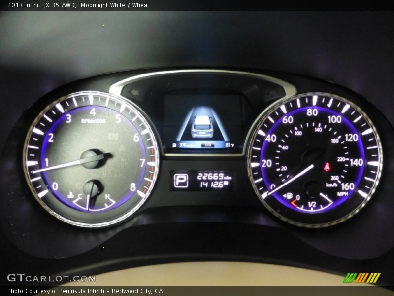 Moonlight White / Wheat 2013 Infiniti JX 35 AWD