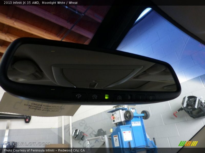 Moonlight White / Wheat 2013 Infiniti JX 35 AWD