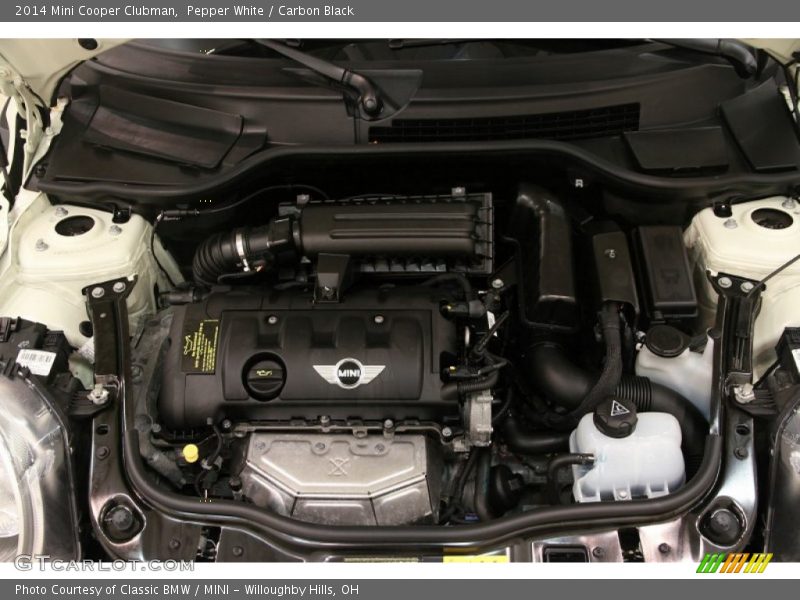 Pepper White / Carbon Black 2014 Mini Cooper Clubman
