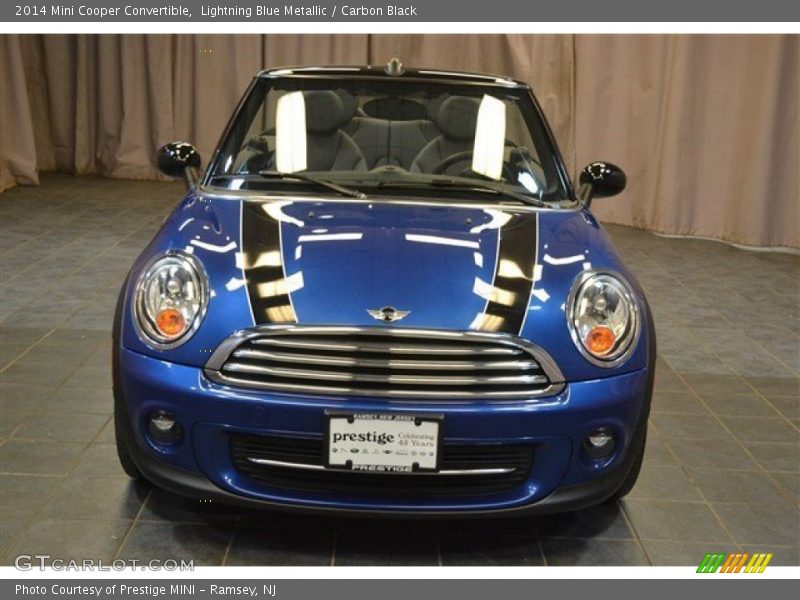 Lightning Blue Metallic / Carbon Black 2014 Mini Cooper Convertible
