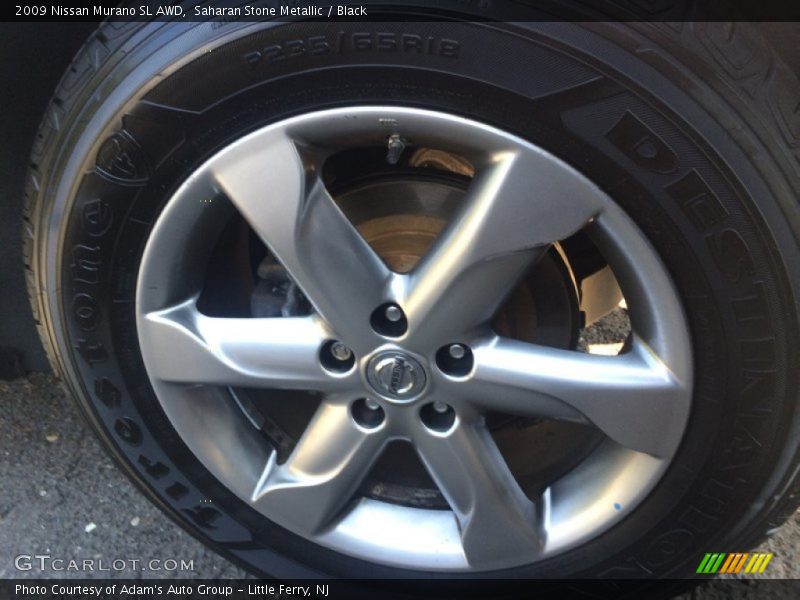 Saharan Stone Metallic / Black 2009 Nissan Murano SL AWD