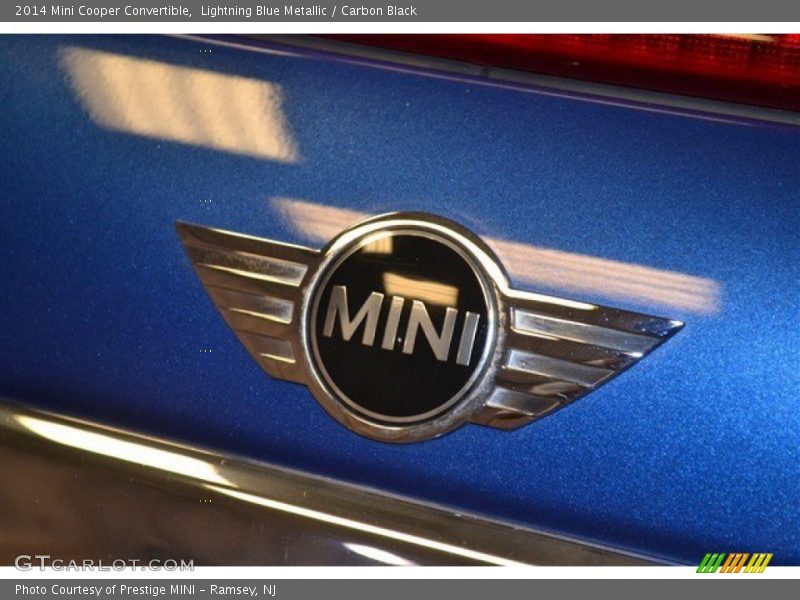 Lightning Blue Metallic / Carbon Black 2014 Mini Cooper Convertible