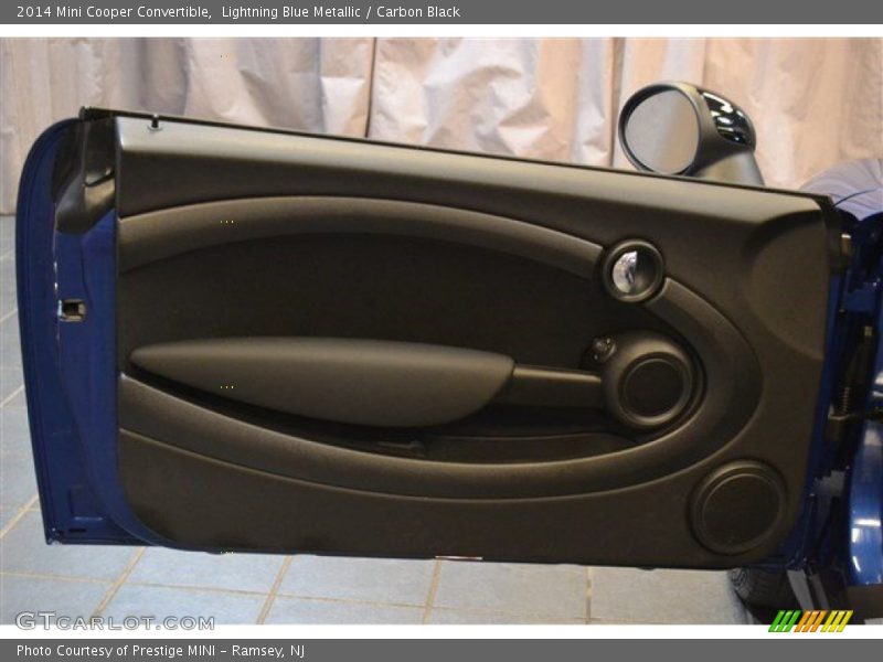 Lightning Blue Metallic / Carbon Black 2014 Mini Cooper Convertible