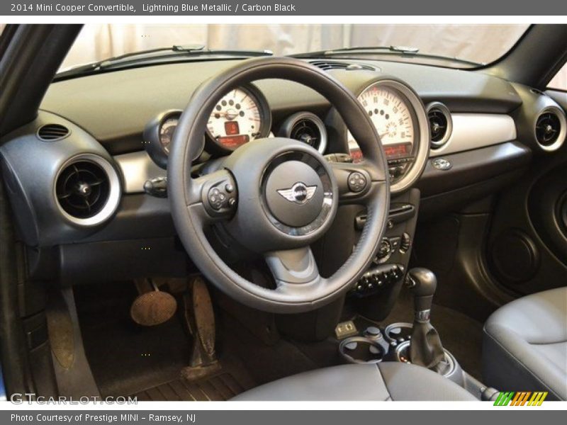 Lightning Blue Metallic / Carbon Black 2014 Mini Cooper Convertible