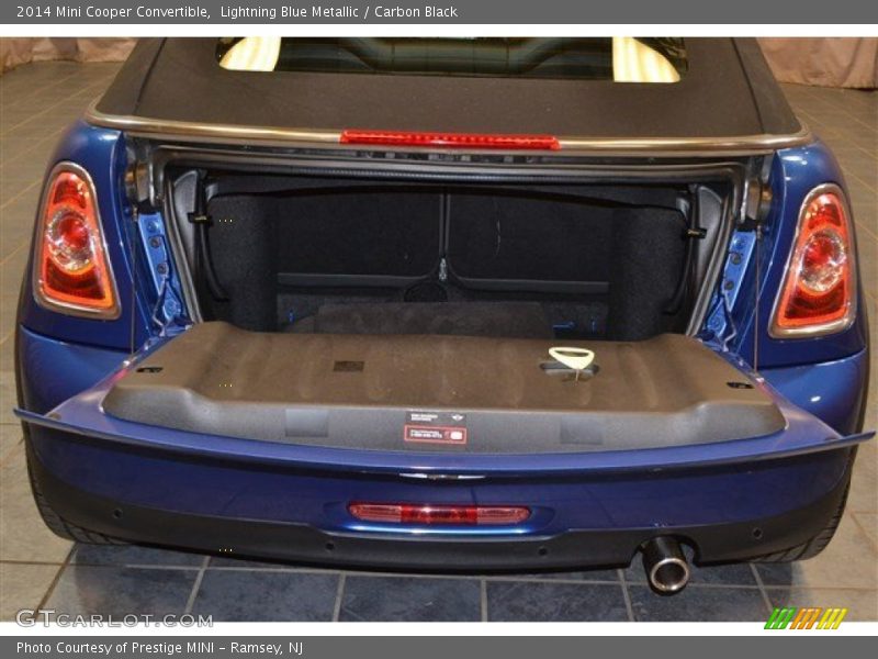 Lightning Blue Metallic / Carbon Black 2014 Mini Cooper Convertible