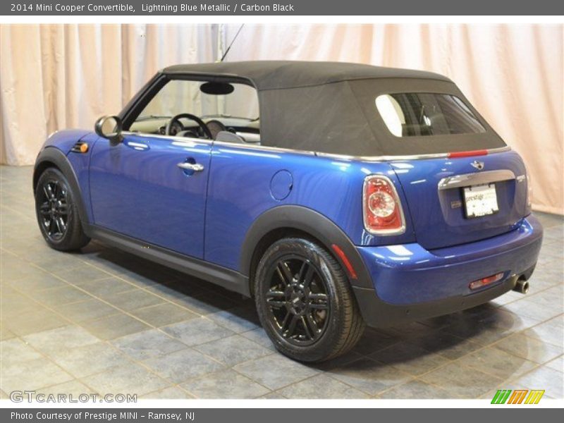 Lightning Blue Metallic / Carbon Black 2014 Mini Cooper Convertible