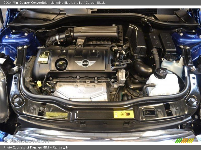 Lightning Blue Metallic / Carbon Black 2014 Mini Cooper Convertible
