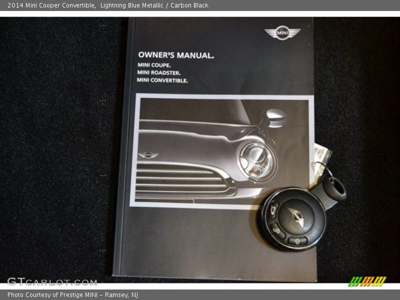 Lightning Blue Metallic / Carbon Black 2014 Mini Cooper Convertible