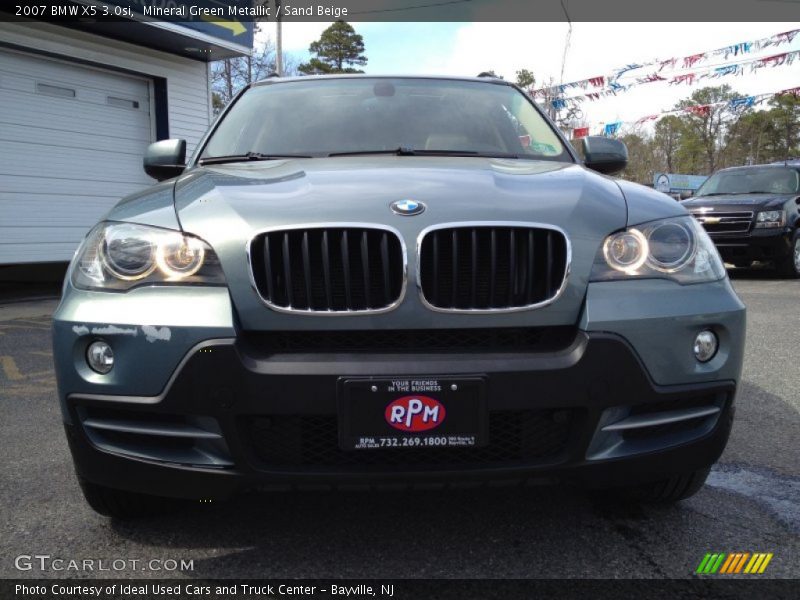 Mineral Green Metallic / Sand Beige 2007 BMW X5 3.0si