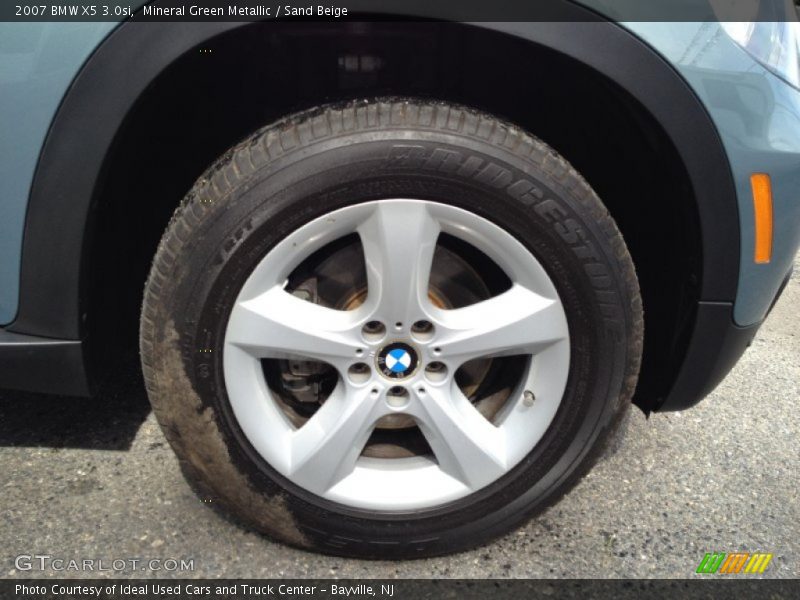 Mineral Green Metallic / Sand Beige 2007 BMW X5 3.0si
