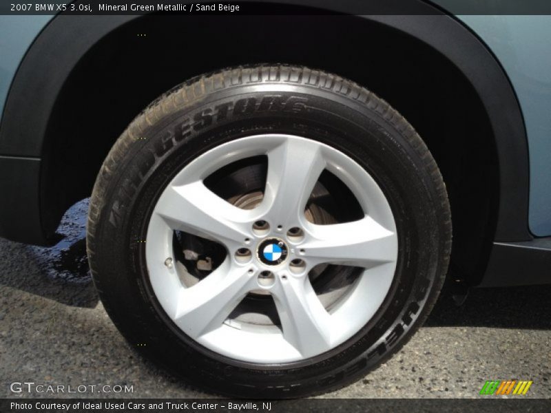 Mineral Green Metallic / Sand Beige 2007 BMW X5 3.0si