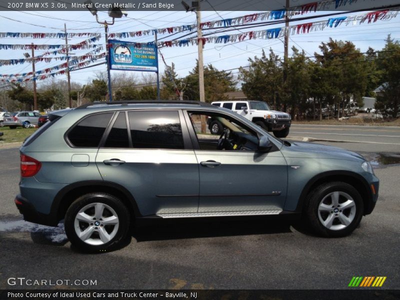 Mineral Green Metallic / Sand Beige 2007 BMW X5 3.0si