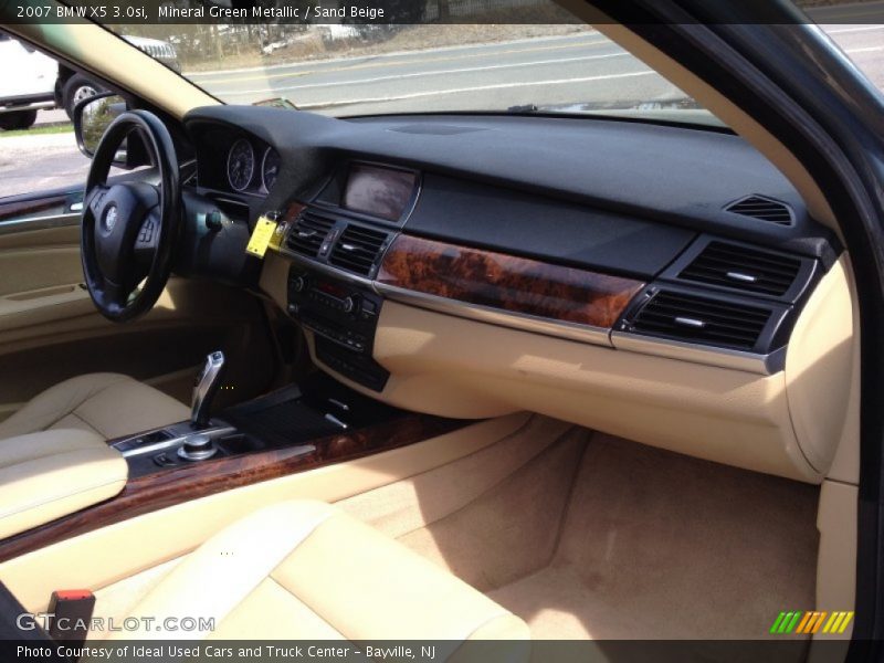 Mineral Green Metallic / Sand Beige 2007 BMW X5 3.0si