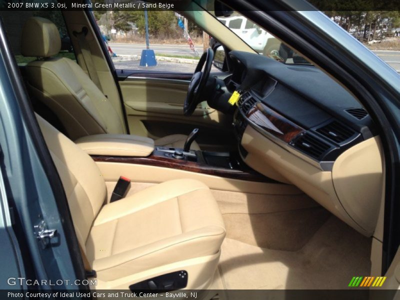 Mineral Green Metallic / Sand Beige 2007 BMW X5 3.0si
